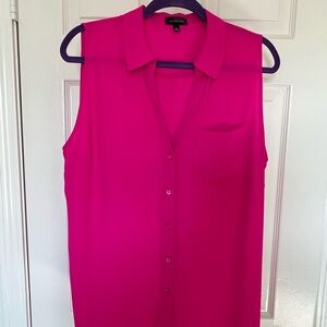 The Limited Bright Pink Sleeveless Blouse